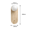 Arandela Pedra Travertino Elen