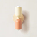 Arandela Lâmpada de Parede de Metal Duo Color