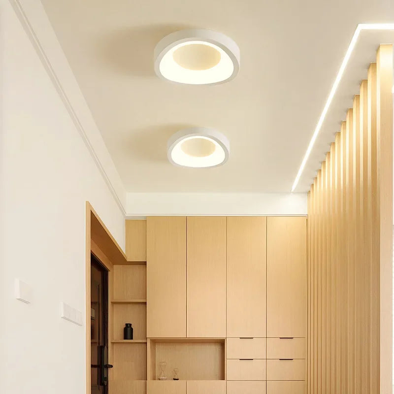 Plafon de Sobrepor Lustre Luminária de Teto Estilo Orgânico