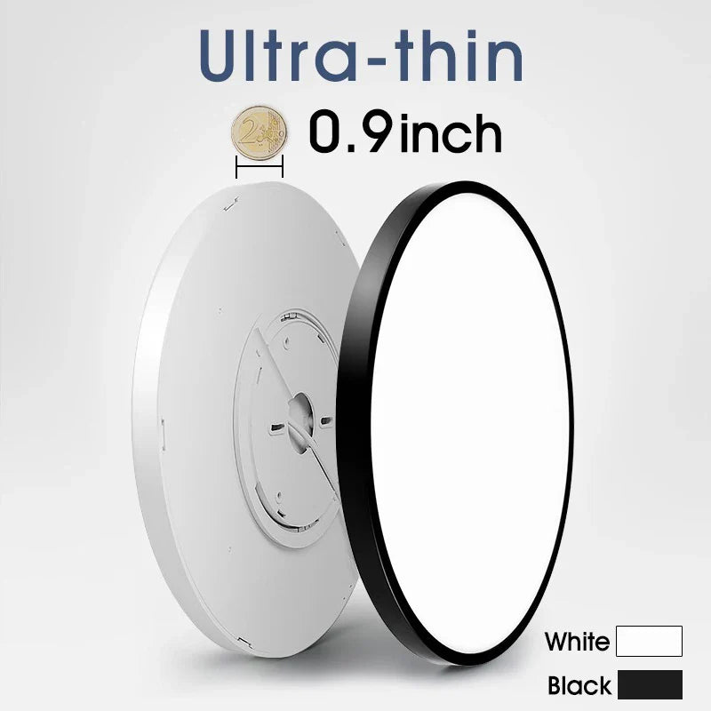 Luminária de Teto Plafon de Sobrepor Estilo Circular Controle por APP