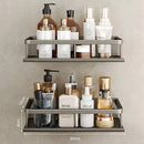 Suporte para Banheiro Organizador em Alumínio Prateleira Fixa