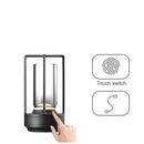 Luminária de Mesa Abajur Recarregável Portátil Lâmpada Atmosfera