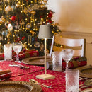 Abajur Luminária de mesa Metal Recarregável Lina