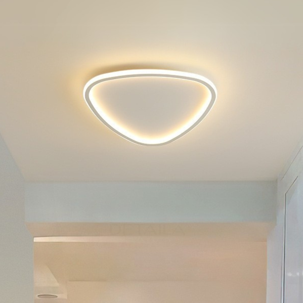 Plafon de Sobrepor Luminária Lustre de Teto Estilo Orgânico Slim