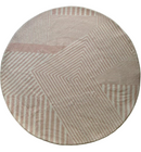 Tapete Decorativo Redondo Rosa Detaila