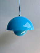 Pendente Luminária Cogumelo Infinity Azul Detaila