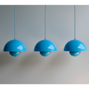 Pendente Luminária Cogumelo Infinity Azul Detaila
