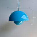 Pendente Luminária Cogumelo Infinity Azul Detaila