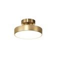 Plafon de Sobrepor Lustre Luminária de Teto Redonda Metal Jade