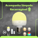 Arandela Bella Sem fio Com Lâmpada Recarregável