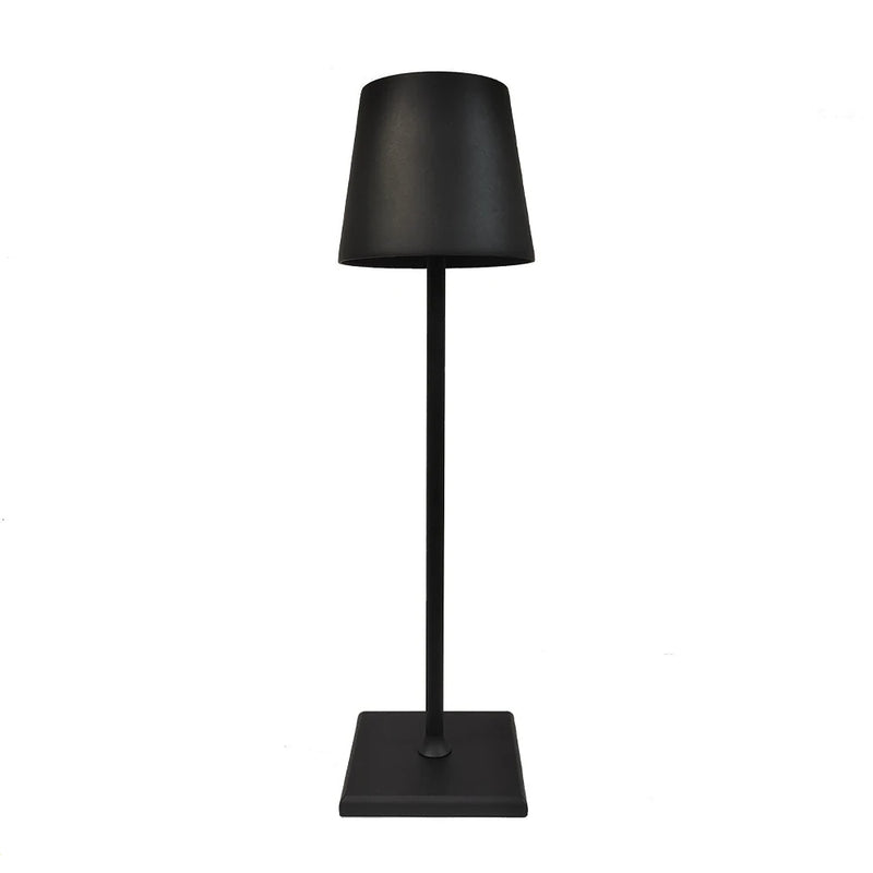 Luminária Abajur de mesa Metal Recarregável Fina