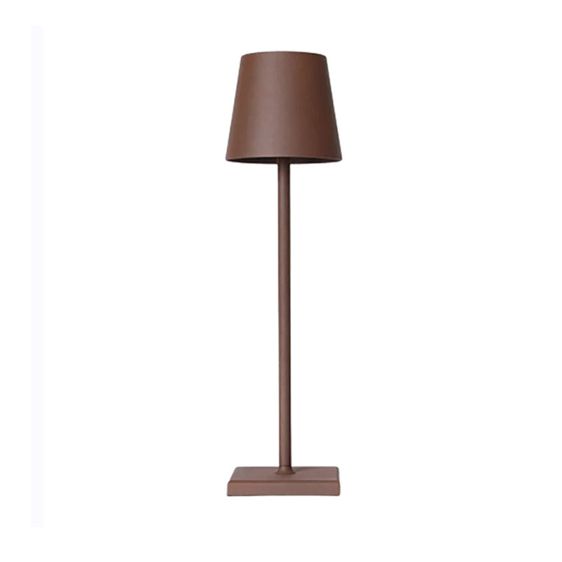 Luminária Abajur de mesa Metal Recarregável Fina