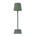 Luminária Abajur de mesa Metal Recarregável Fina