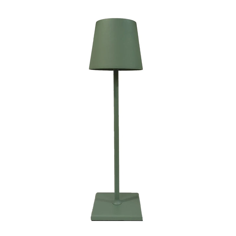 Luminária Abajur de mesa Metal Recarregável Fina