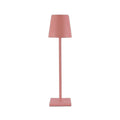 Luminária Abajur de mesa Metal Recarregável Fina