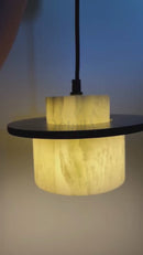 Pendente de Pedra Translúcida Ônix