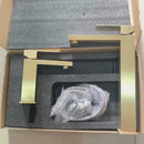 Torneira Para Banheiro e Lavabo Dourado Escovado Monocomando
