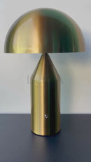 Abajur Cogumelo Luminária de Mesa Metal Recarregável Mushroom